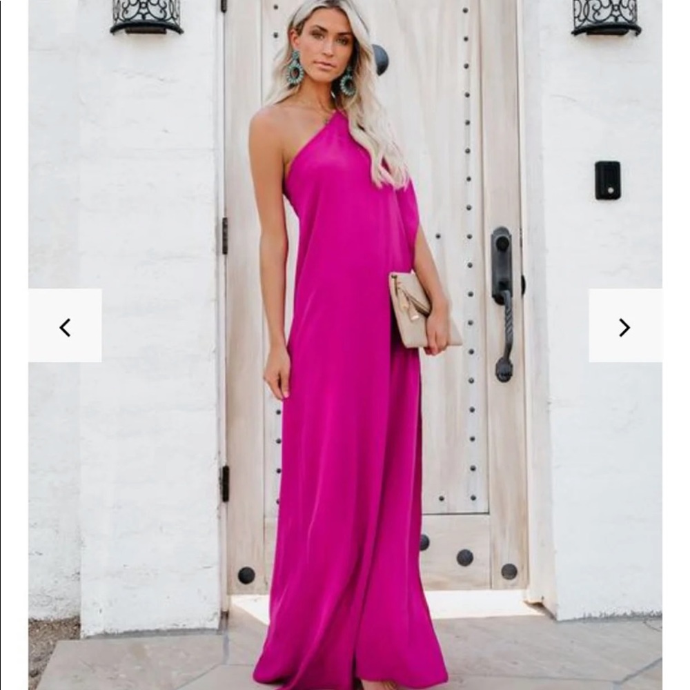 Vici Blown Away One Shoulder Dress